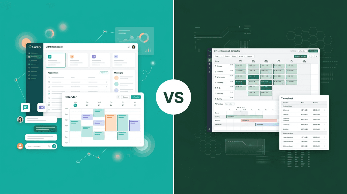 Carely vs ShiftCare comparison