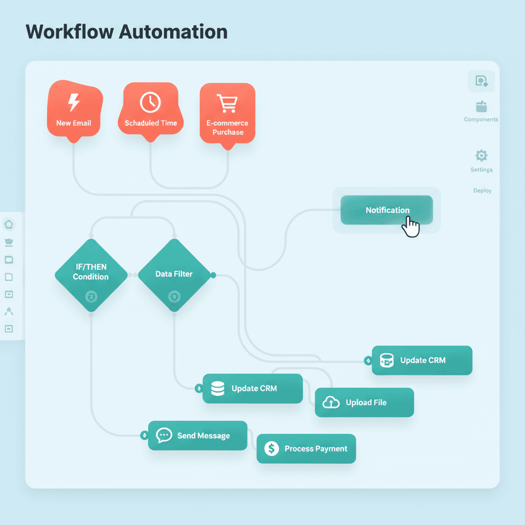 Pre-built automation templates for NDIS provider workflows