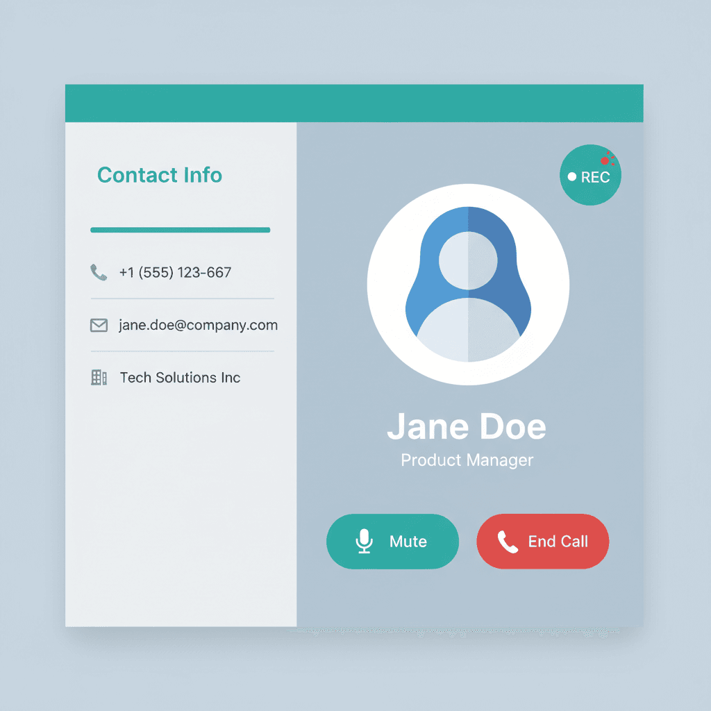 Contact database showing clean, organised records with duplicate detection