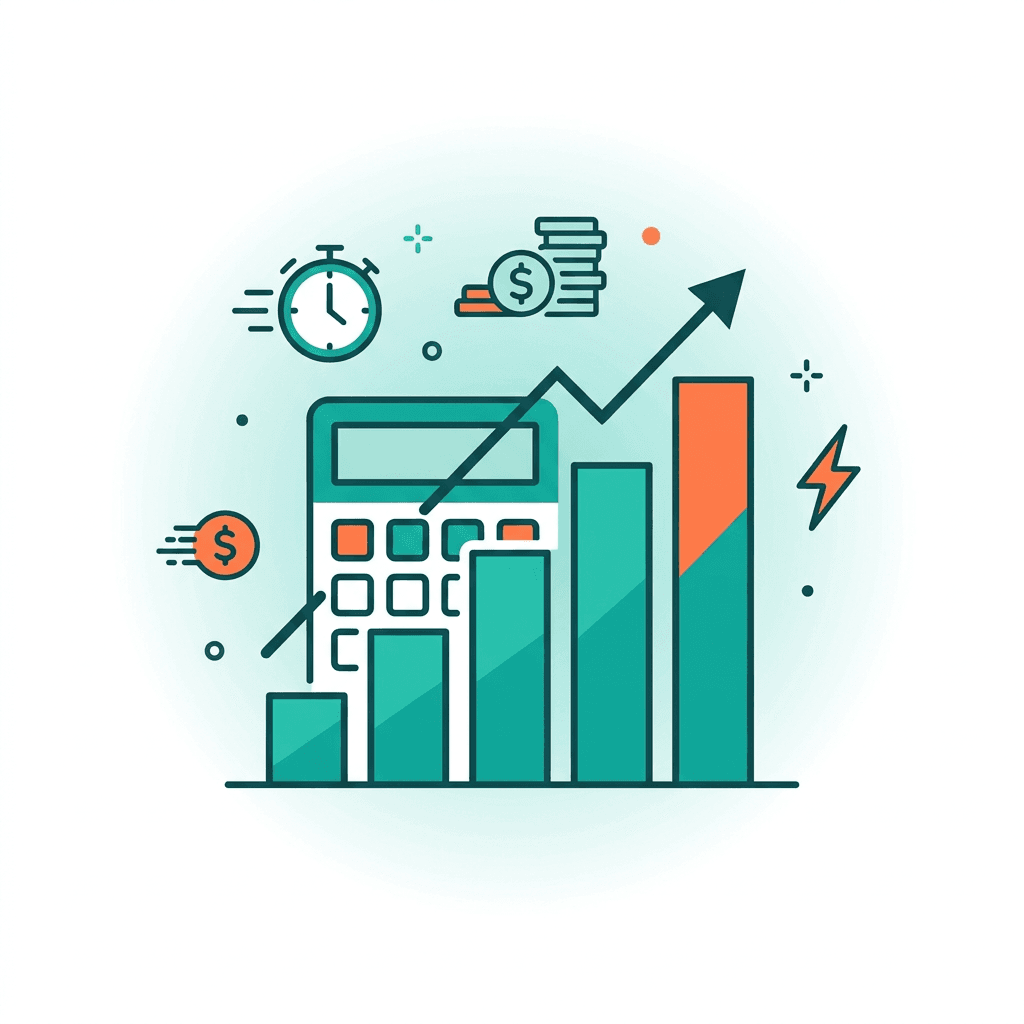 ROI calculator showing time and cost savings for an NDIS provider